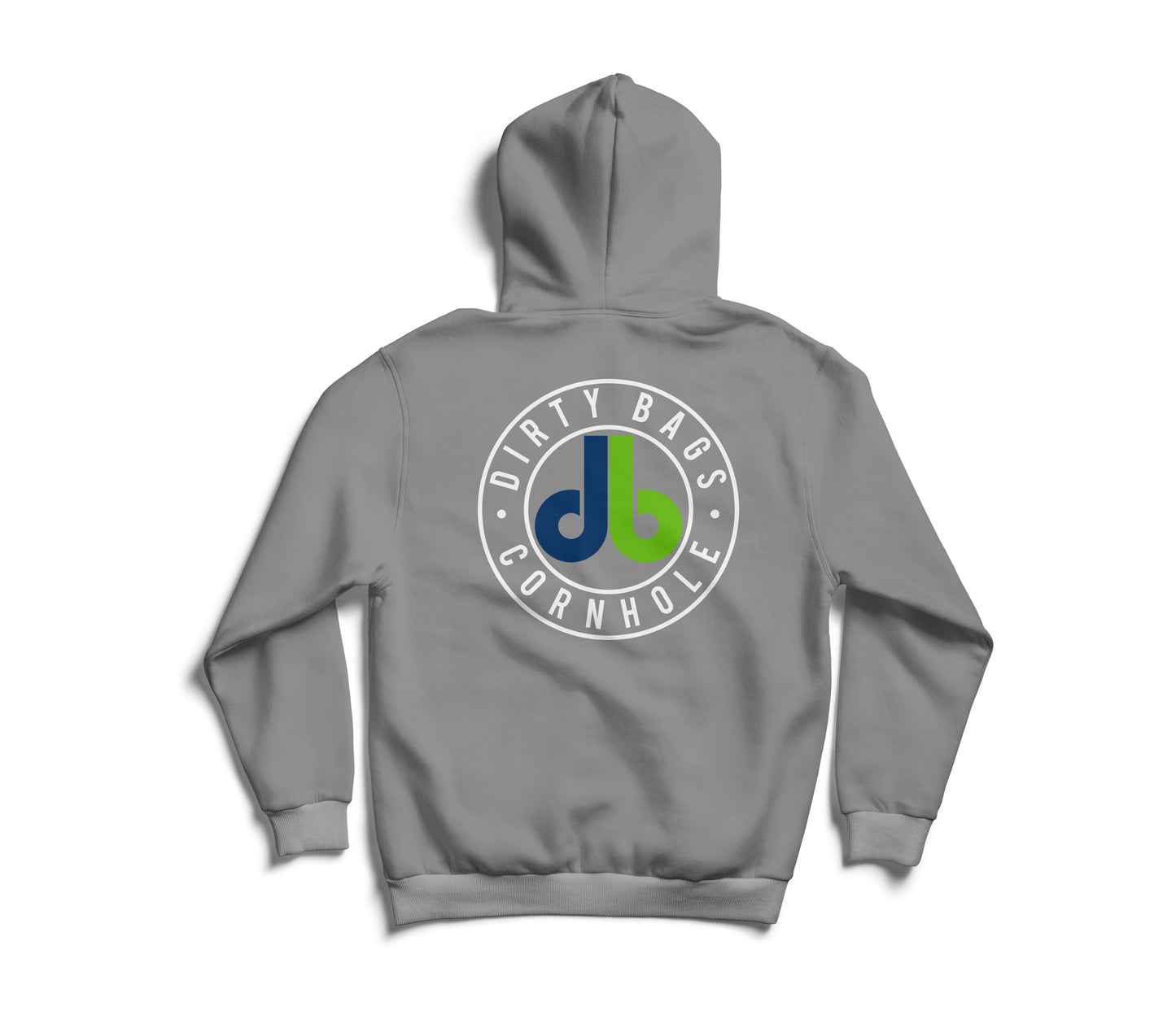 db Hoodie - Heather Gray with Color Logo