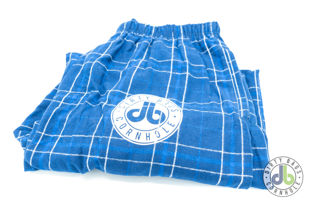db Flannel Loungewear Pants - Blue/White