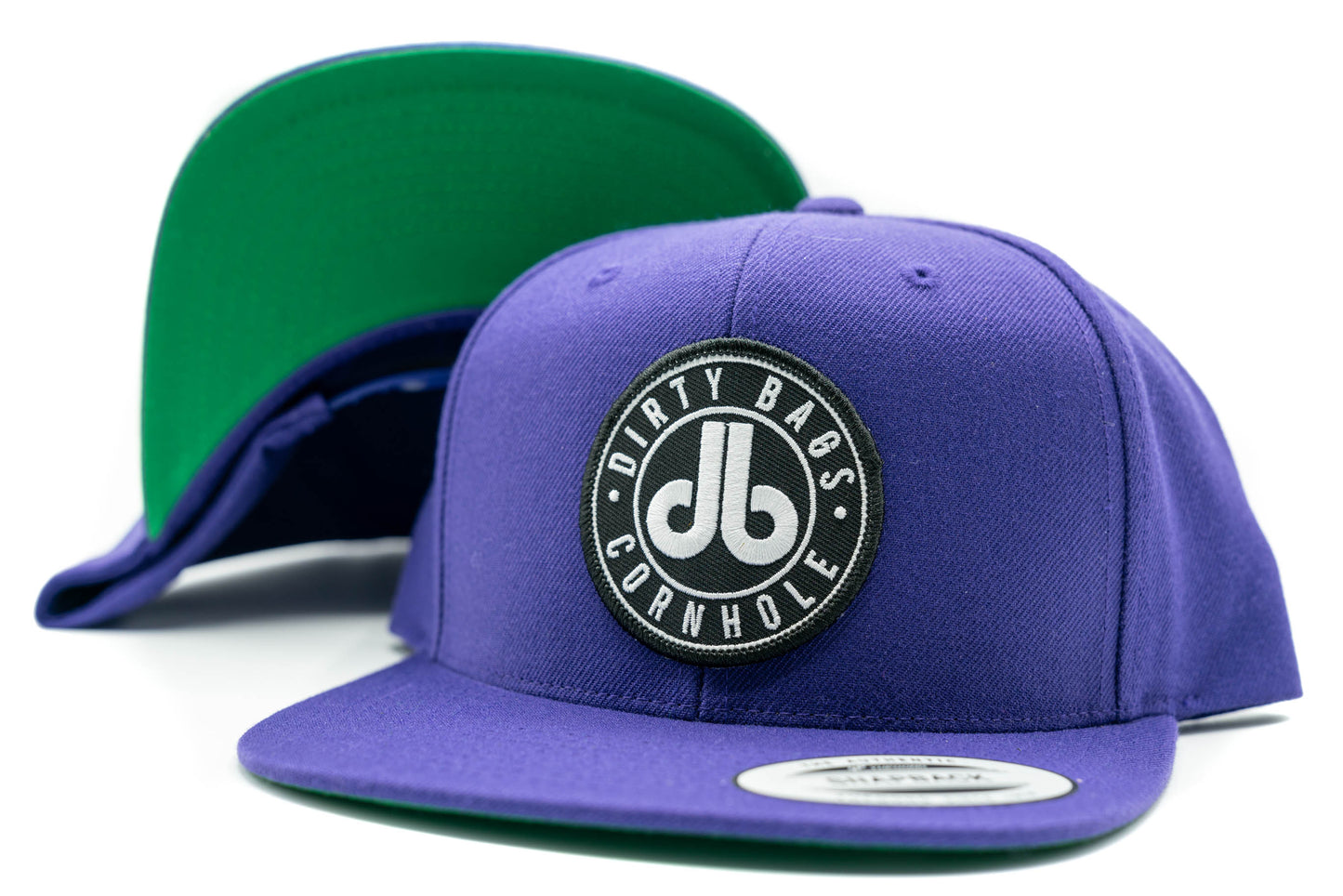 db Black Patch Hat - Purple