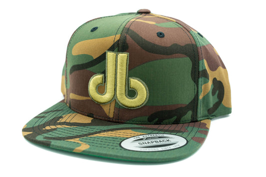 Dirty Bags Cornhole Camouflage Hat with Olive db