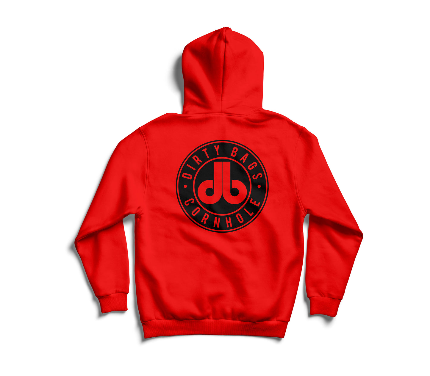 Red DB Hoodie - Pick Your Logo!