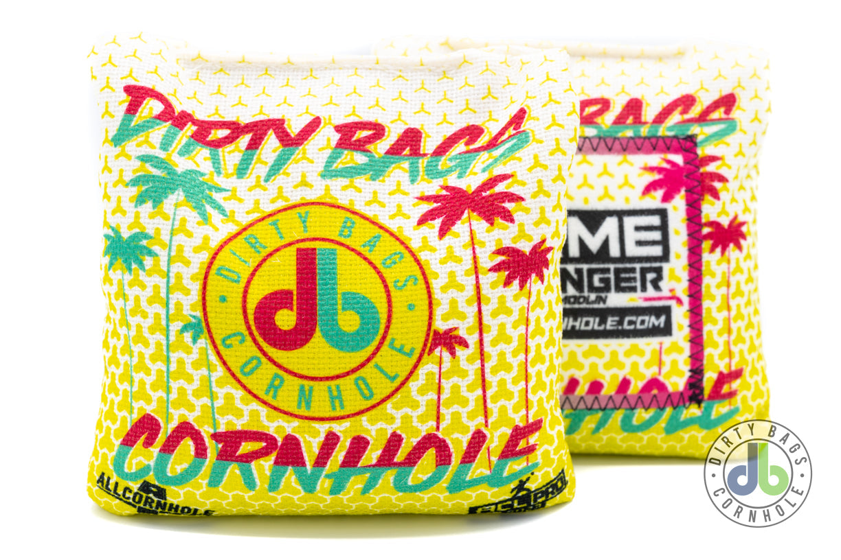 Game Changer Cornhole Bags - db Neon Palms (Set of 4)