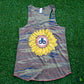 Ladies Camo and db Sunflower Tank Top