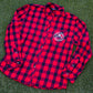 Dirty Bags Cornhole Flannel - Red / Black