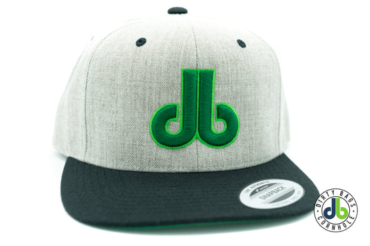 Emerald and Green DB on Gray and Black Hat