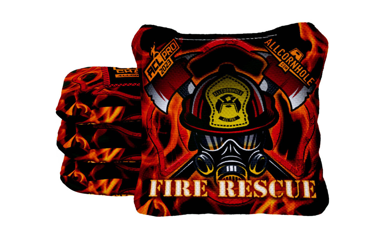 Game Changer Cornhole Bags - Fire Rescue Edition (Set of 4)
