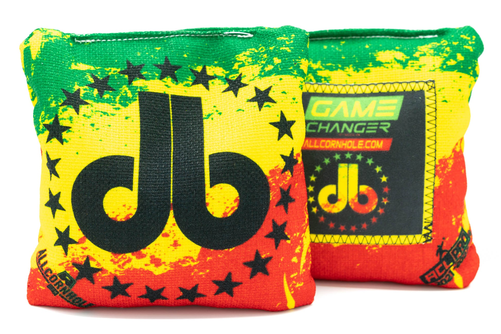 Game Changer Cornhole Bags Rasta db Stars