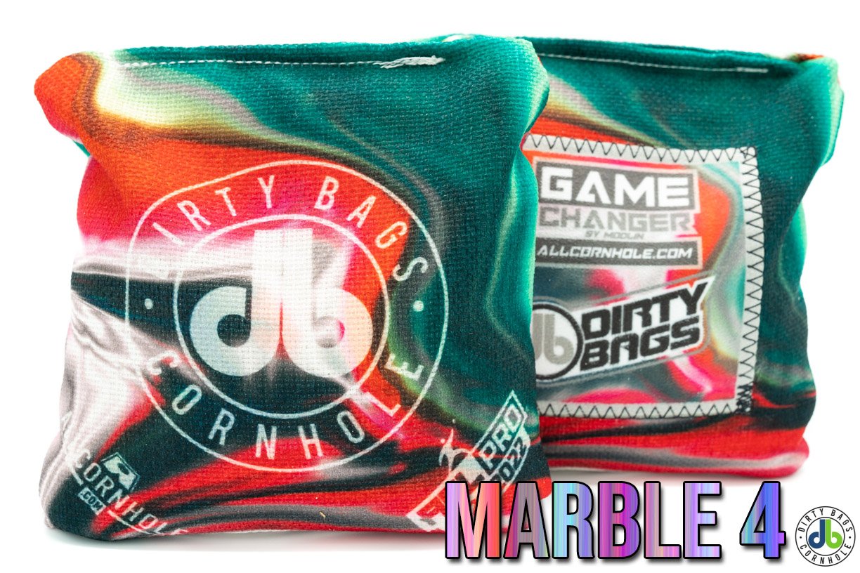 Game Changer Cornhole Bags - db Marble Edition (Set of 4)