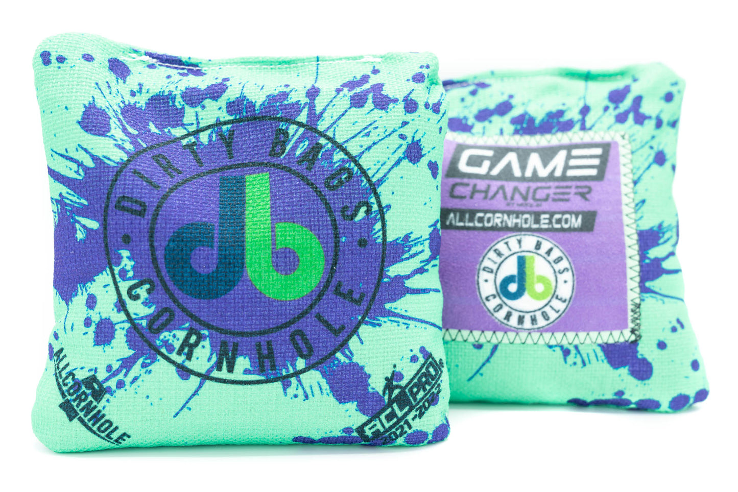 Game Changer Cornhole Bags - db Paint Splatter Edition (Set of 4)