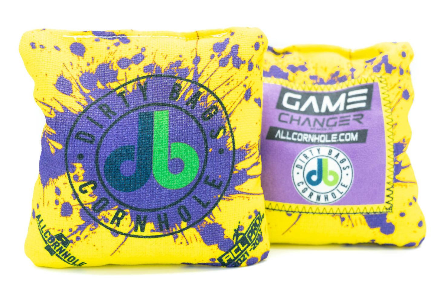 Game Changer Cornhole Bags - db Paint Splatter Edition (Set of 4)