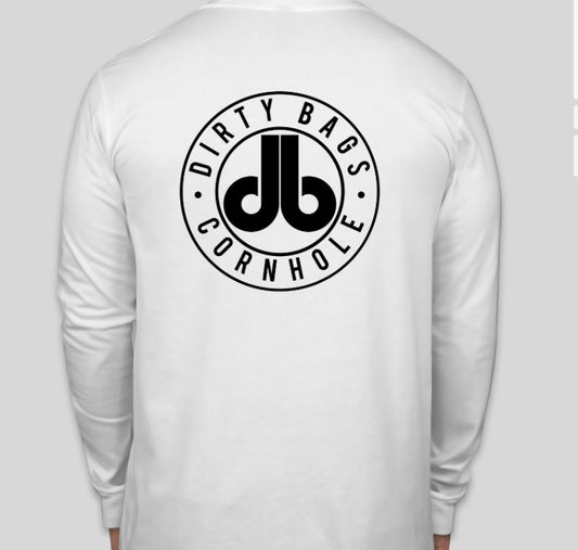 Long Sleeve Shirt with db logo - White