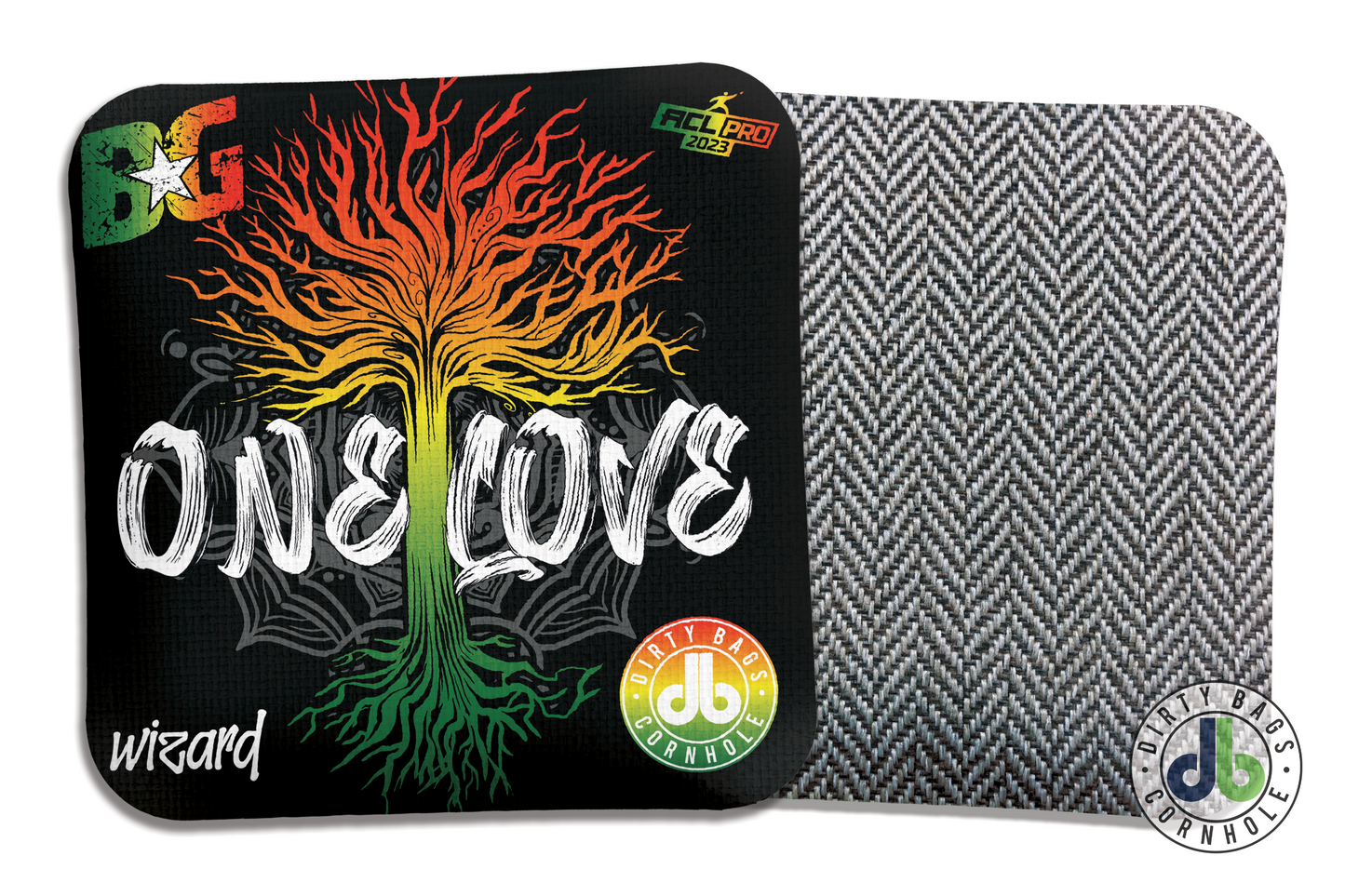 BG Cornhole Wizard - One Love Tree Edition