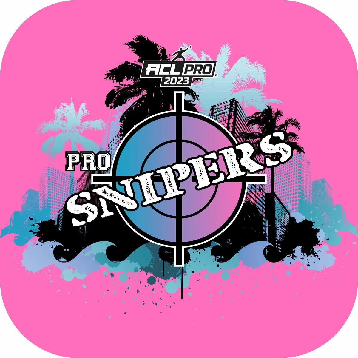 Lucky Bags Cornhole Pro Sniper - Miami Vice Edition