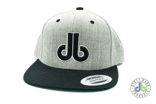 Hat - Two Tone Gray and Black