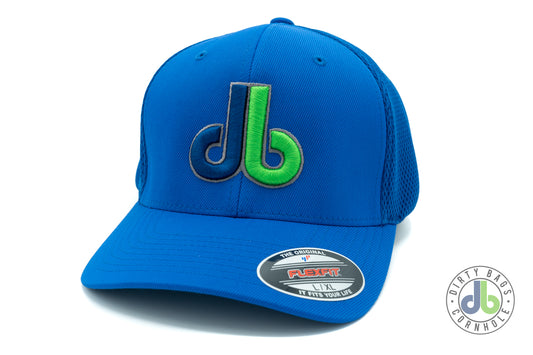 Hat - Royal Green and Gray Flexfit Hat