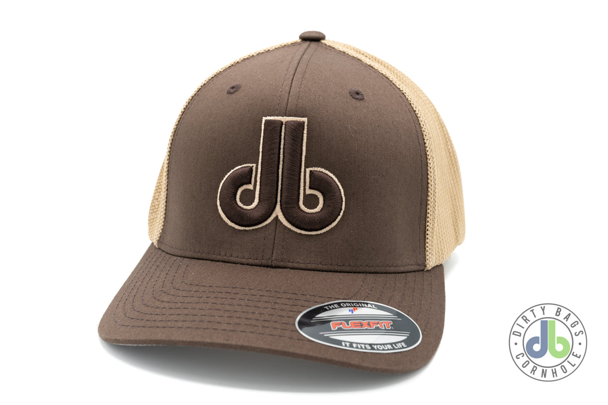 Hat - Brown and Khaki db Hat