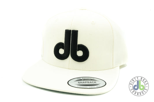 Hat - White Hat with Black db
