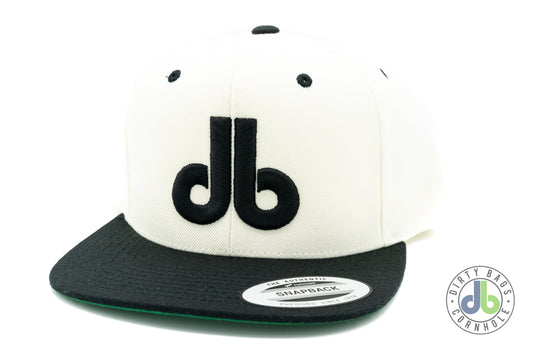 Hat - Two Tone White and Black