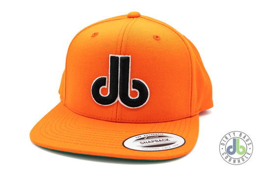 Hat - Orange and Black db Hat