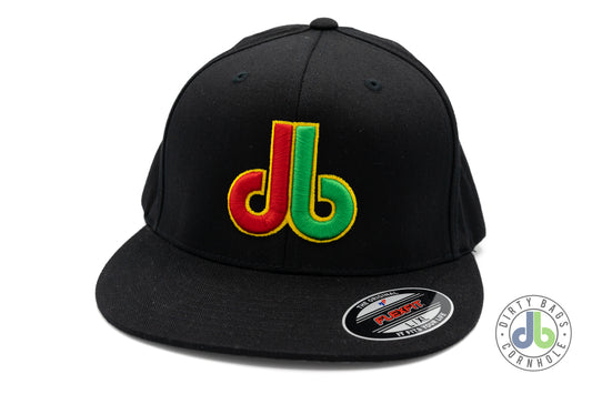 Hat - Black and Red, Green, Yellow