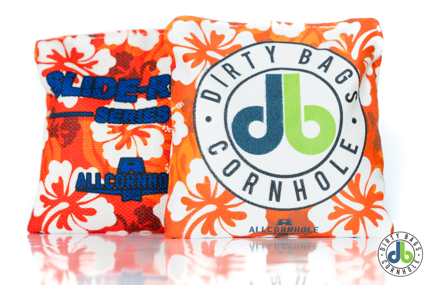 Slide Rite Cornhole Bags - DBC Hawaiian (set of 4 bags)