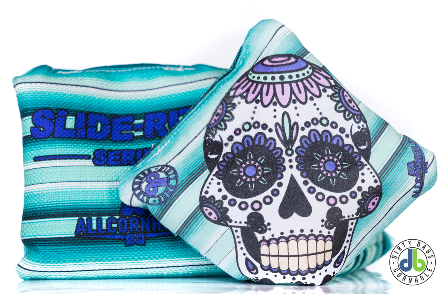 Slide Rite Cornhole Bags - DBC Sugar Skulls (Set of 4)