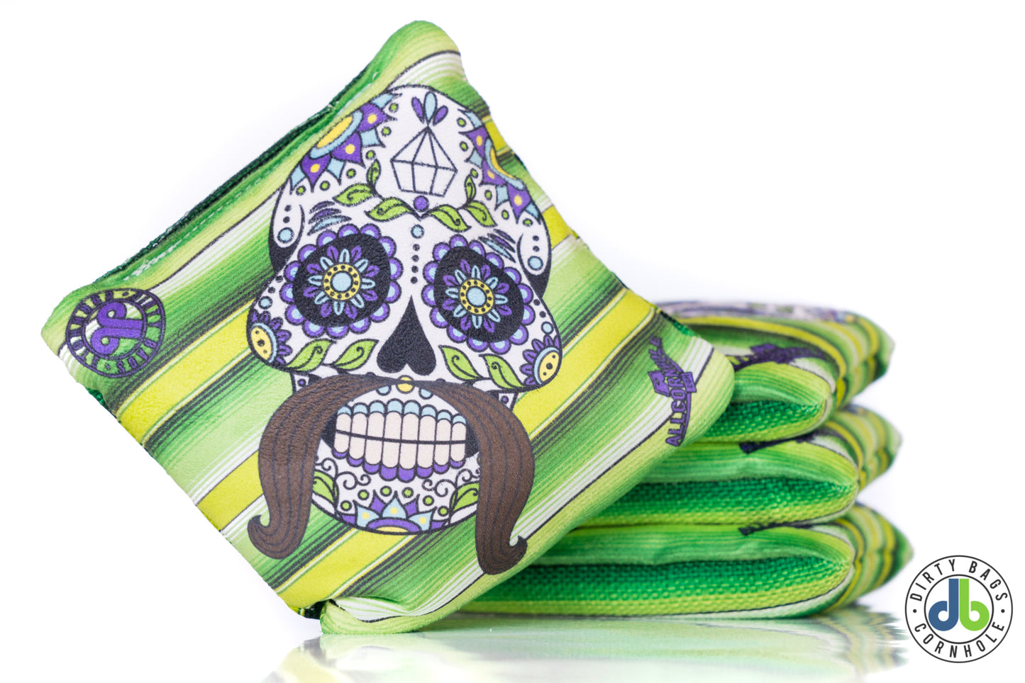 Slide Rite Cornhole Bags - DBC Sugar Skulls (Set of 4)