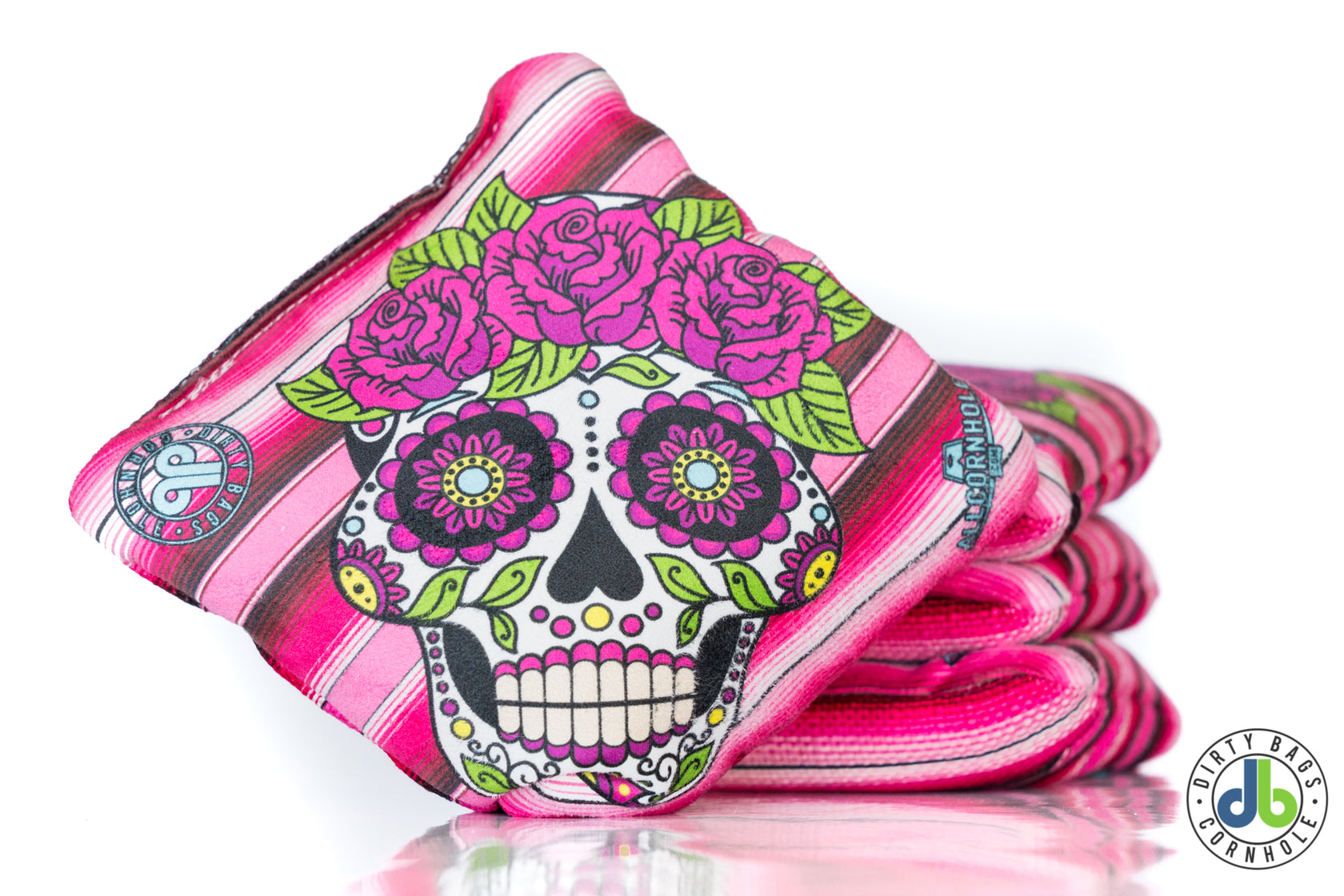Slide Rite Cornhole Bags DBC Sugar Skulls (Set of 4) Dirty Bags