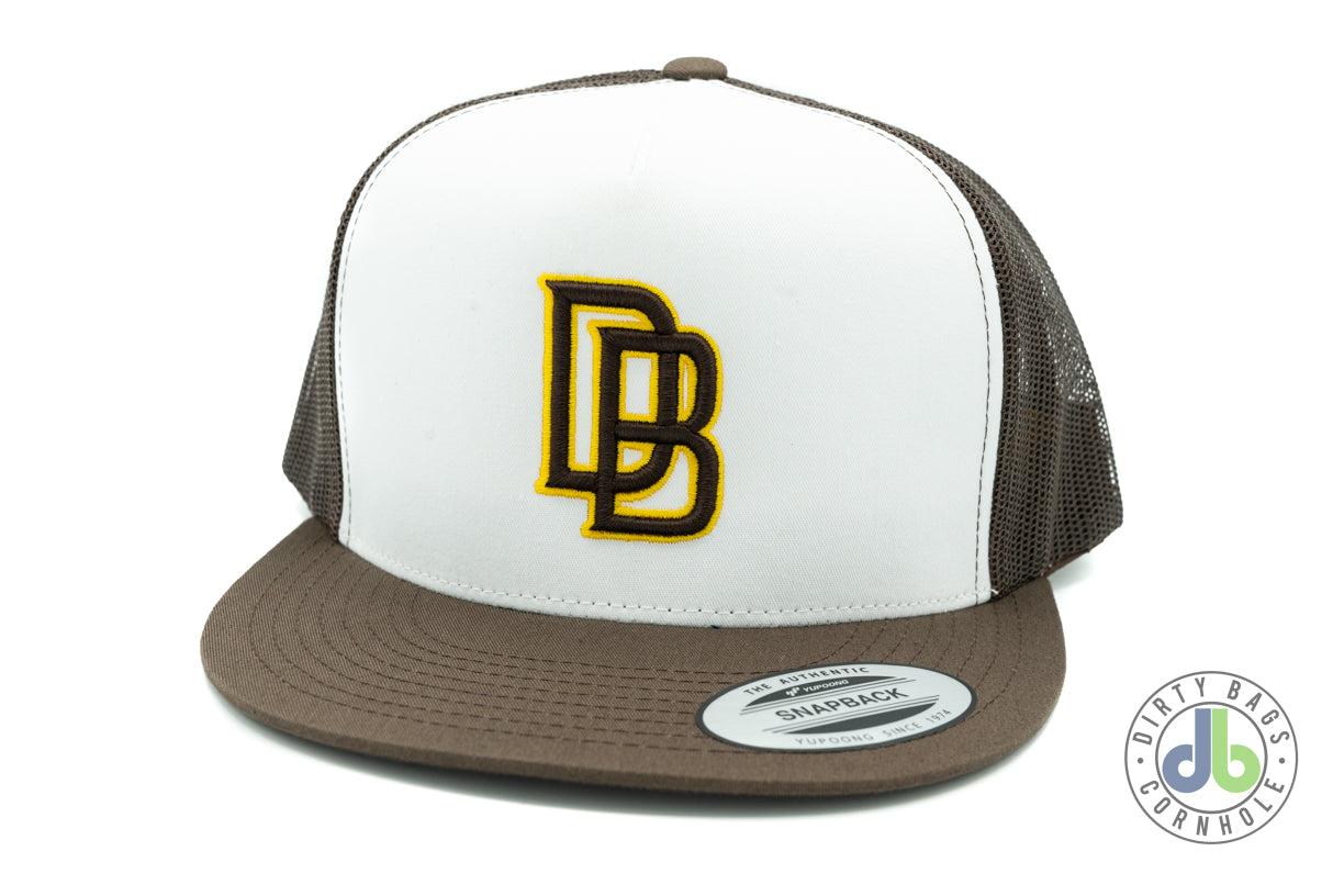 Hat - db Hometown Edition Hats - Brown and White