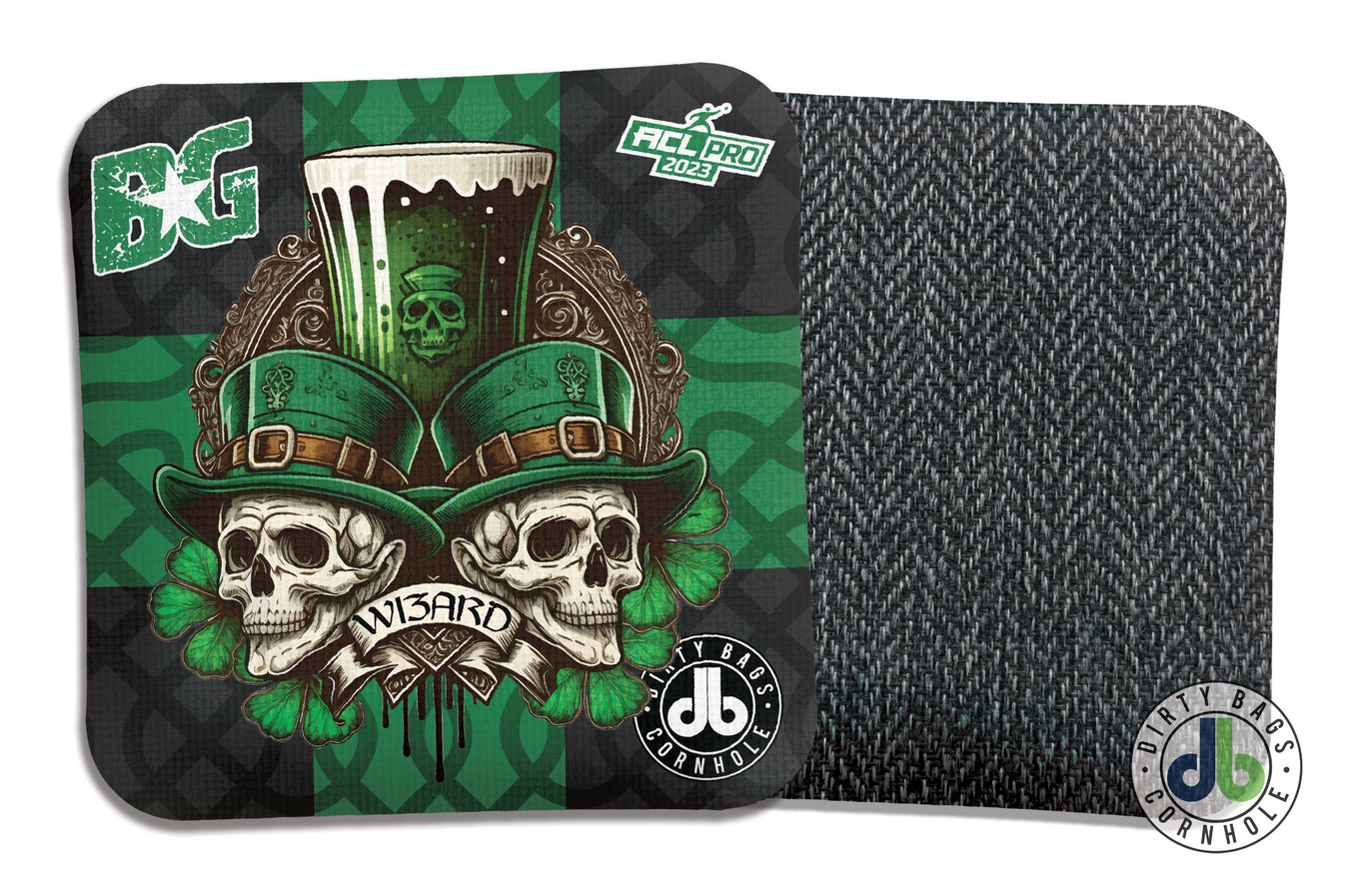 BG Cornhole Wizard Top O' The Mornin To Ya! Dirty Bags Cornhole