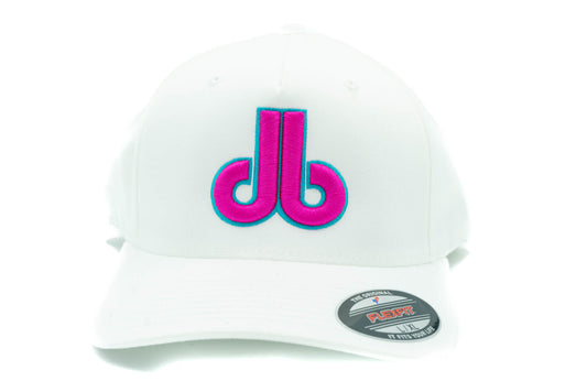 Neon Pink and Turquoise db hat