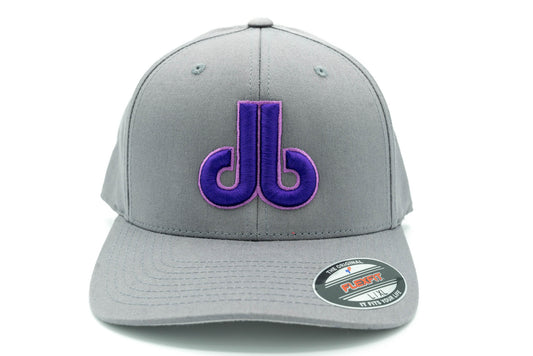 Purple and Lavender db on Gray Hat