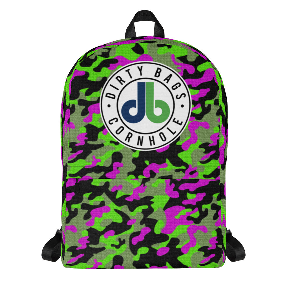 DBC Camo Backpack - Bright Green Camo