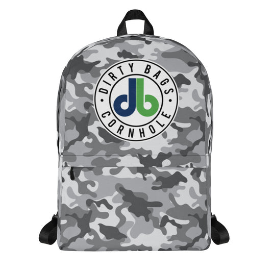 DBC Camo Backpack - Gray and White