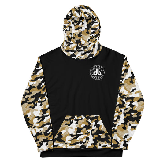 Black and Gold Camo db Hoodie