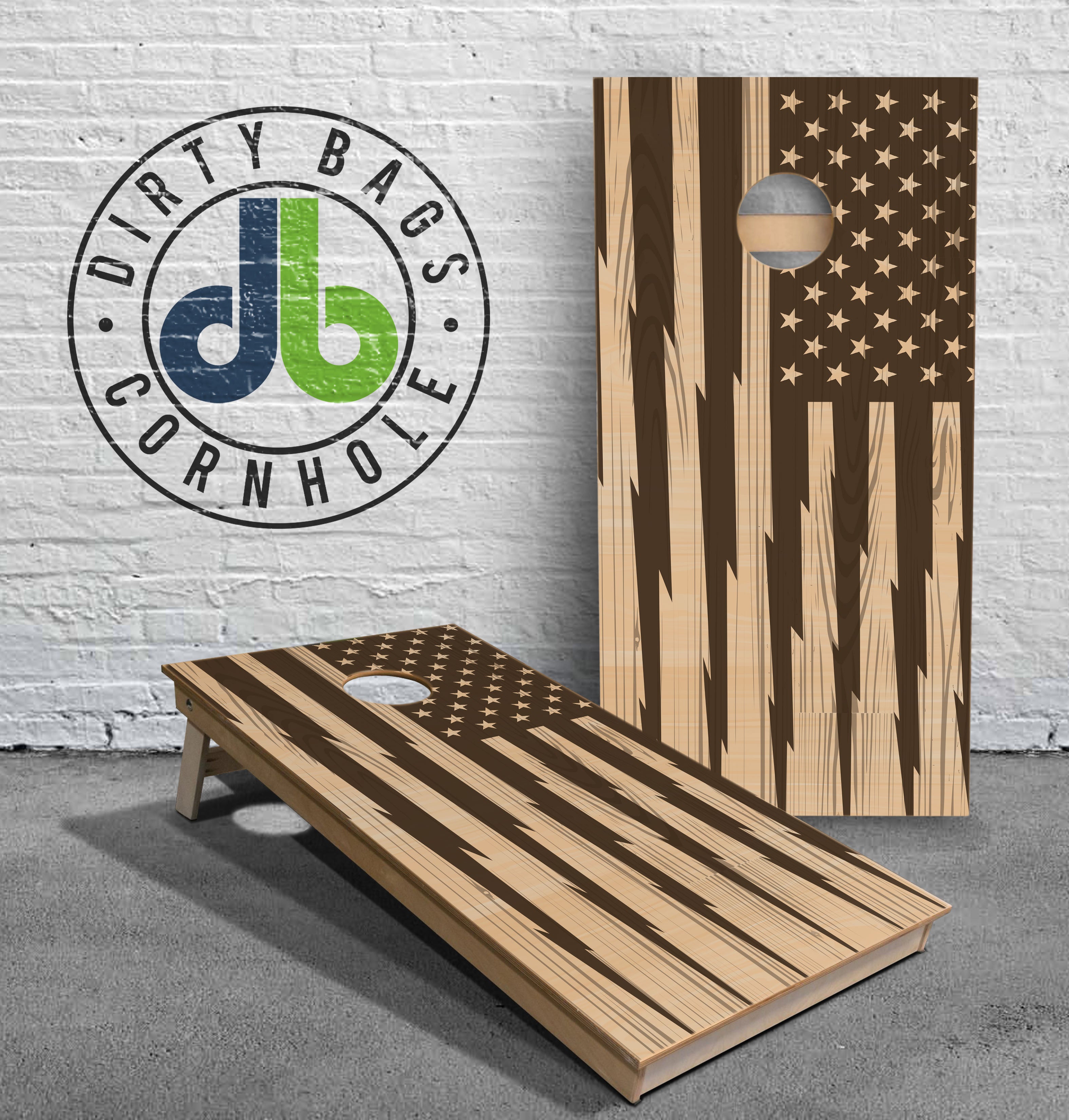 ACL outlet Approved -Solid Wood CORNHOLE