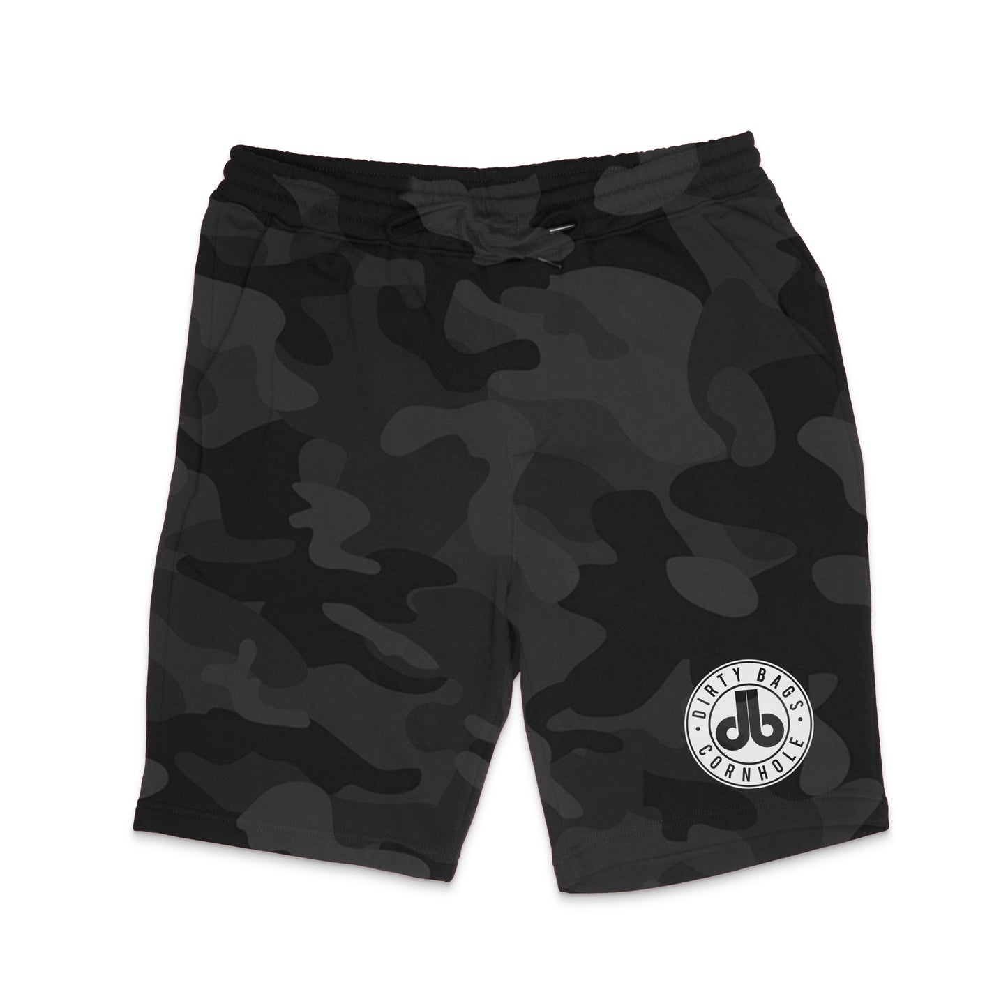 db Black Camo Sweat Shorts