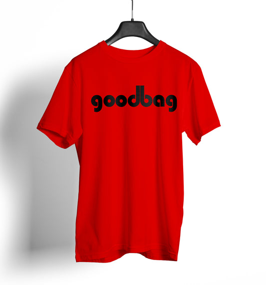 Dirty Bags Cornhole T Shirt - goodbag red and black