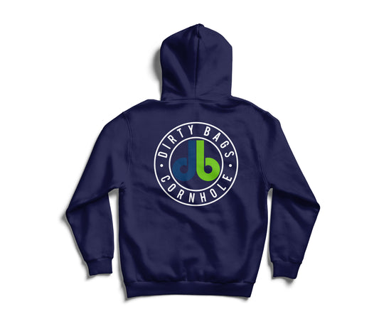 db Hoodie - Navy Blue with Color Logo