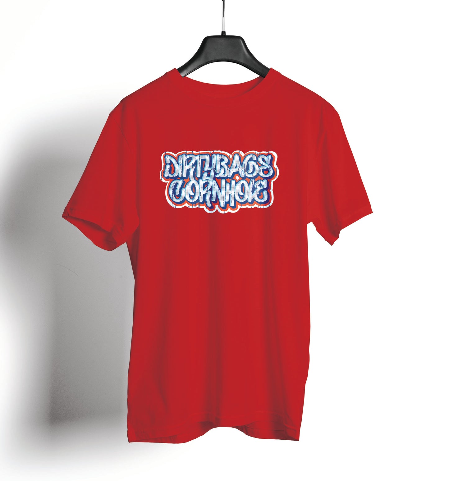 Dirty Bags Shirt- Graffiti Red White and Blue