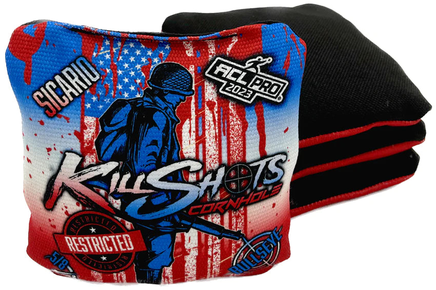 KillShots Cornhole - Limited Edition Sicario "USA PACK"