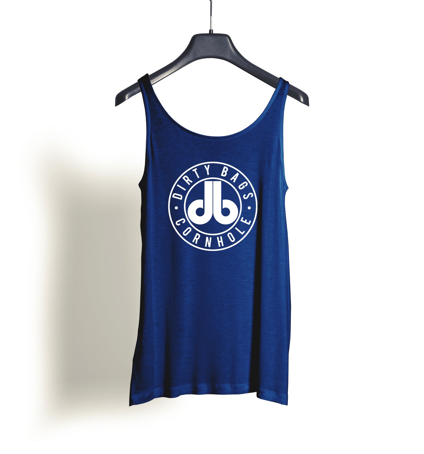 Women's Tank Top - Blue with White db