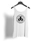 Women's Tank Top - White with Black db