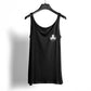 Women's Tank Top - Black with White db
